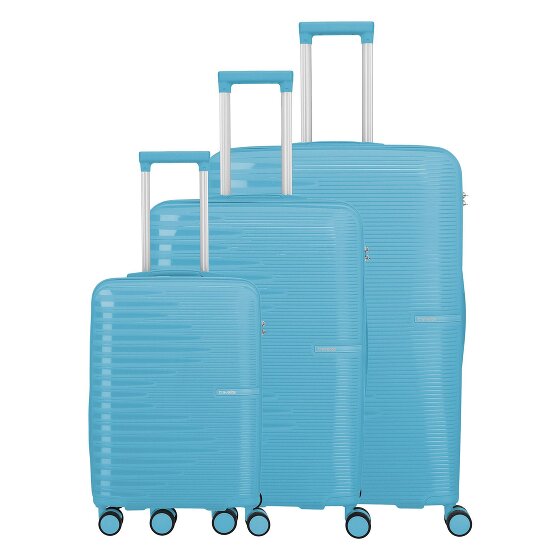 Travelite Pacific 4 kółka Zestaw walizek 3-części