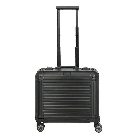 Travelite Walizka biznesowa Next z 4 kółkami, Aluminium, 43 cm