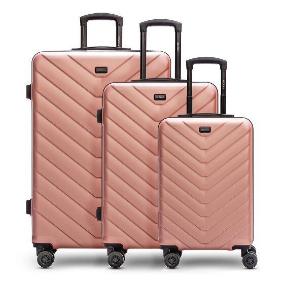Redolz Essentials 07 3-SET 4 kółka Zestaw walizek 3-części