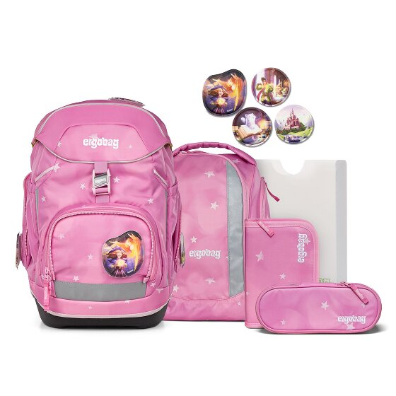 Ergobag Zestaw tornistrów 6 szt. z zestawem rzepów