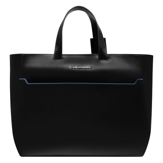 Piquadro Blue Square Shopper Bag Skóra 40 cm