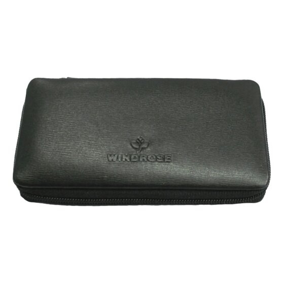 Windrose Ambiance Pudełko na biżuterię Skórzany 12 cm