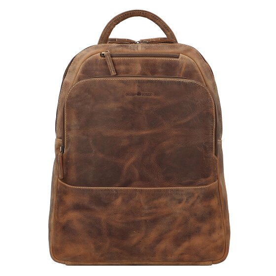 Greenburry Vintage Plecak Skórzany 43 cm Komora na laptopa