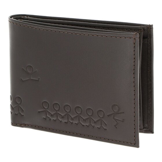 oxmox Leather Portfel Ochrona RFID Skóra 11 cm