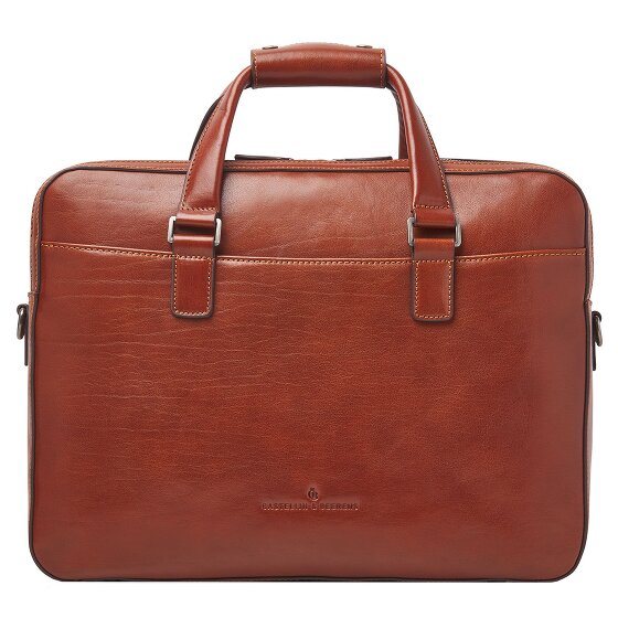 Castelijn & Beerens Paul Briefcase Leather 41 cm Komora na laptopa