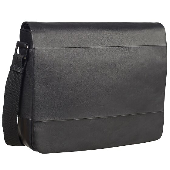 Leonhard Heyden Hamburg Briefcase Messenger Skóra 38 cm Komora na laptopa