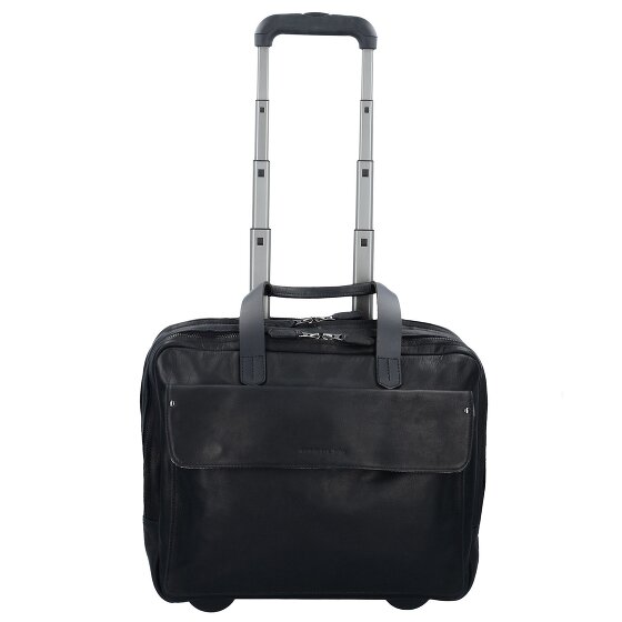 Harold's Ivy Lane 2 kółka Walizka biznesowa Skóra 36 cm Komora na laptopa