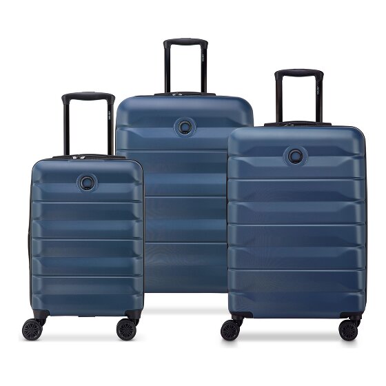 Delsey Paris Air Armour 4 kółka Zestaw walizek 3-części z funkcją poszerzenia