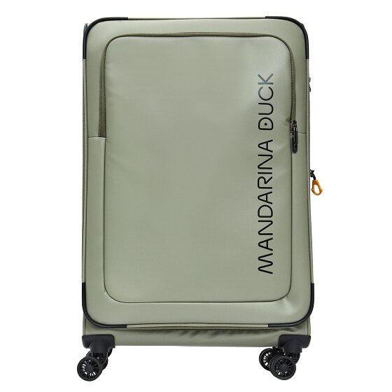 Mandarina Duck Eco Coated 4 kółka Walizka L 78 cm z plisą rozprężną
