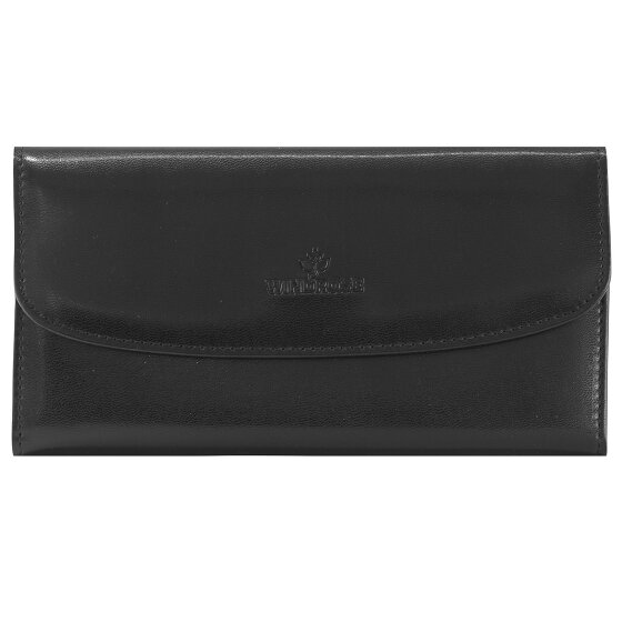 Windrose Merino Jewellery Roll Leather 20 cm