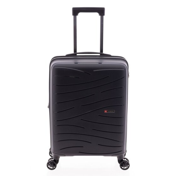 Gladiator 1700 4 kółka Walizka kabinowy 55 cm z plisą rozprężną
