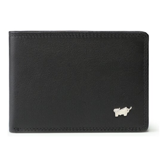 Braun Büffel Golf 3.0 Portfel Ochrona RFID Skórzany 10.5 cm