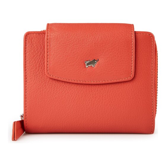 Braun Büffel Joy Portfel Ochrona RFID Skórzany 12 cm