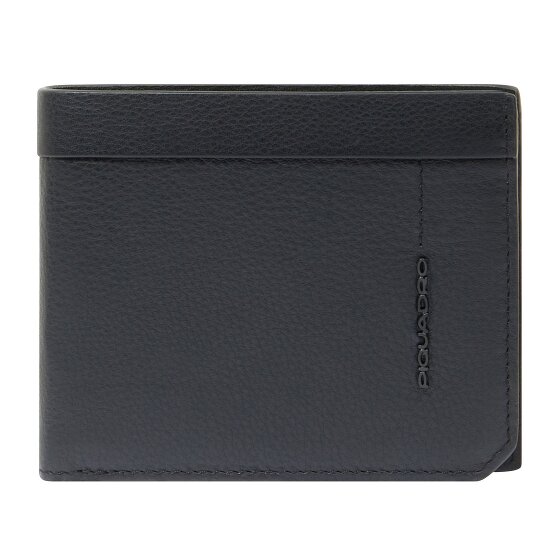 Piquadro Russel Portfel Ochrona RFID Skórzany 10.5 cm