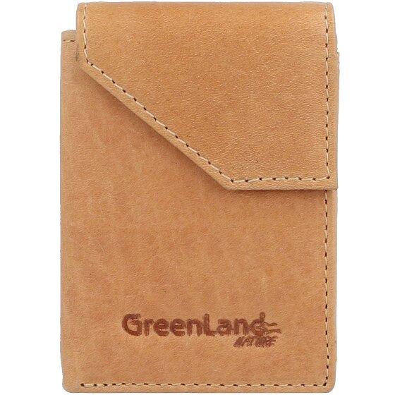 Greenland Nature Portfel RFID skórzany 7 cm
