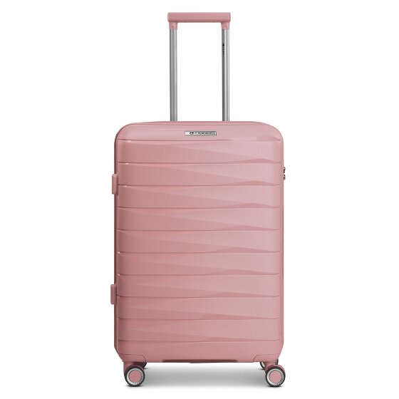 Franky London 4 kółka Walizka M 65 cm z plisą rozprężną