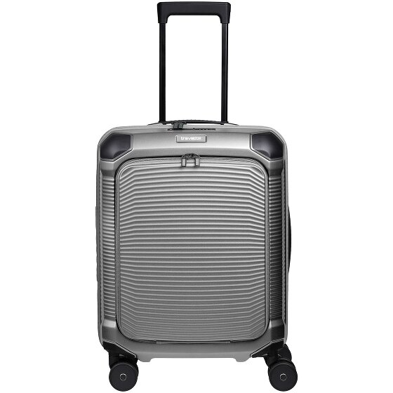 Travelite Millennium 4 kółka Walizka kabinowy 55 cm Komora na laptopa