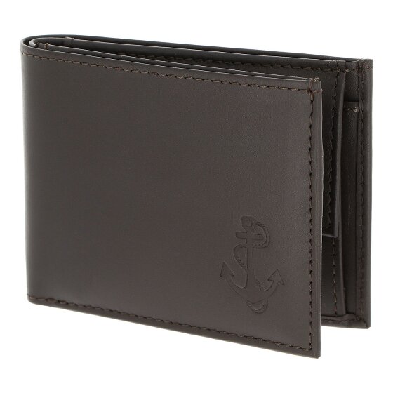 oxmox Leather Portfel Ochrona RFID Skóra 11 cm