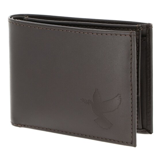 oxmox Leather Portfel Ochrona RFID Skóra 11 cm