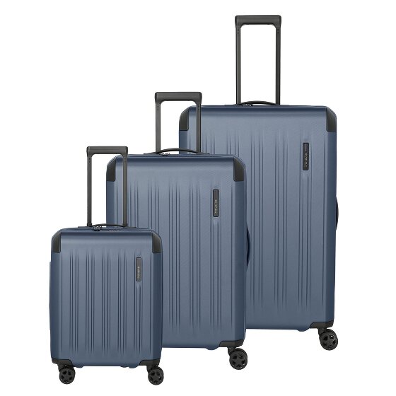 Travelite Dynamiic 4 kółka Zestaw walizek 3-części z plisą rozprężną
