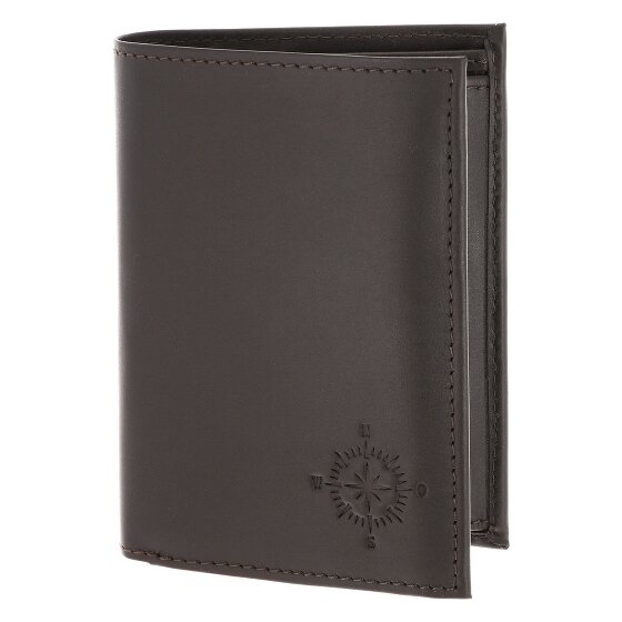 oxmox Leather Portfel Ochrona RFID Skóra 10 cm