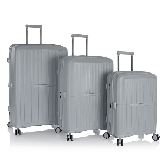 Heys AirLite 4 kółka Zestaw walizek 3-części z plisą rozprężną