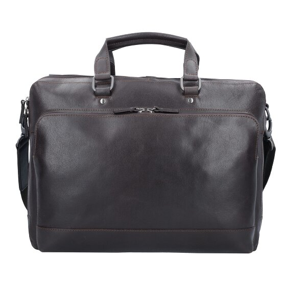 Leonhard Heyden Dakota Teczka skórzana 40 cm Komora na laptopa