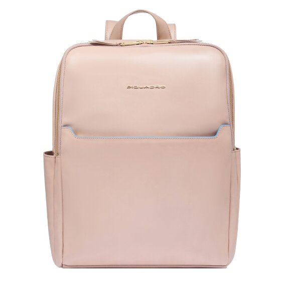 Piquadro Blue Square Plecak Ochrona RFID Skórzany 37 cm Komora na laptopa