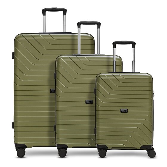 Redolz Essentials 05 3-SET 4 kółka Zestaw walizek 3-części