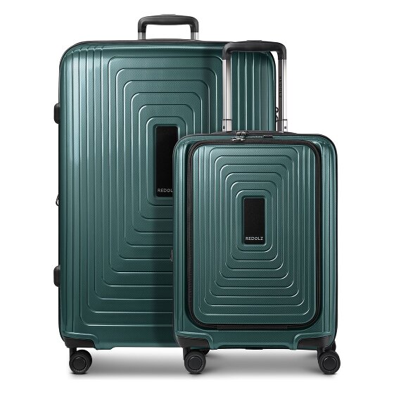 Redolz Essentials 14 zestaw walizek na 4 kółkach 2 szt. przegroda na laptopa z elastycznym zagięciem