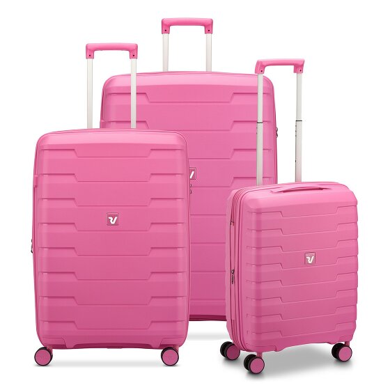 Roncato Skyline 2.0 4 kółka Zestaw walizek 3-części z plisą rozprężną