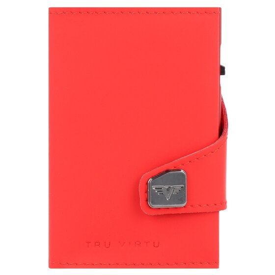 Tru Virtu Etui na karty kredytowe Click & Slide Portfel RFID Skóra 6,5 cm