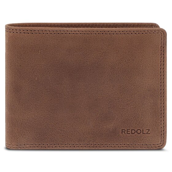 Redolz Leather Essentials QF portfel RFID skóra 12 cm