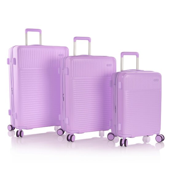 Heys Pastel 4 kółka Zestaw walizek 3-części z plisą rozprężną