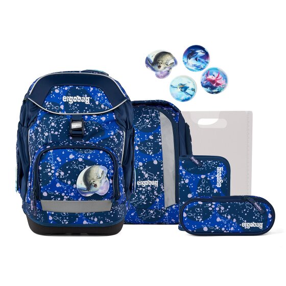 Ergobag Zestaw tornistrów 6 szt. z zestawem rzepów