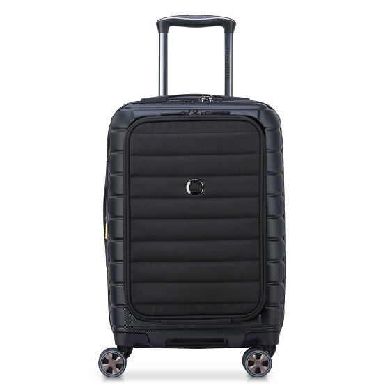 Delsey Paris 4-kołowy wózek kabinowy Shadow 5.0 z przegrodą na laptopa 55 cm i rozszerzaną plisą