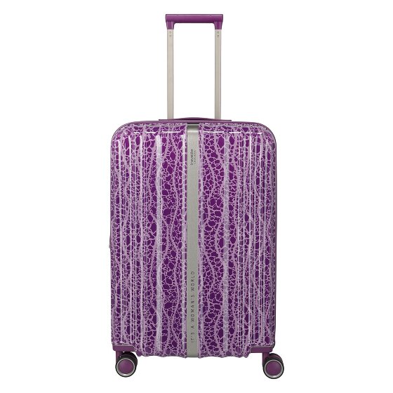 Travelite Lascana Edition 4 kółka Walizka M 65 cm z plisą rozprężną