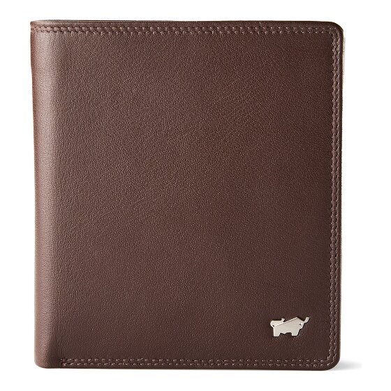 Braun Büffel Golf 3.0 Portfel Ochrona RFID Skórzany 11 cm