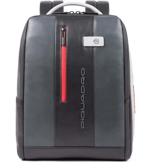 Piquadro Skórzany plecak Urban 41 cm z przegrodą na laptopa