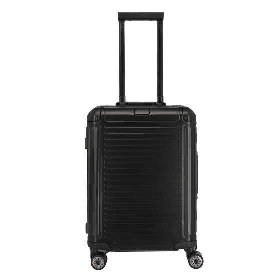 Travelite Walizka kabinowa Next z 4 kółkami, Aluminium, 55 cm