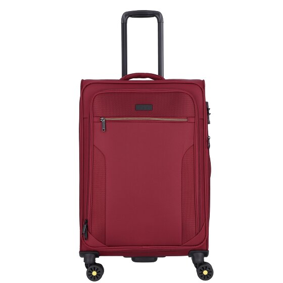 d&n Travel Line 9704 4 kółka Walizka M 68 cm z plisą rozprężną