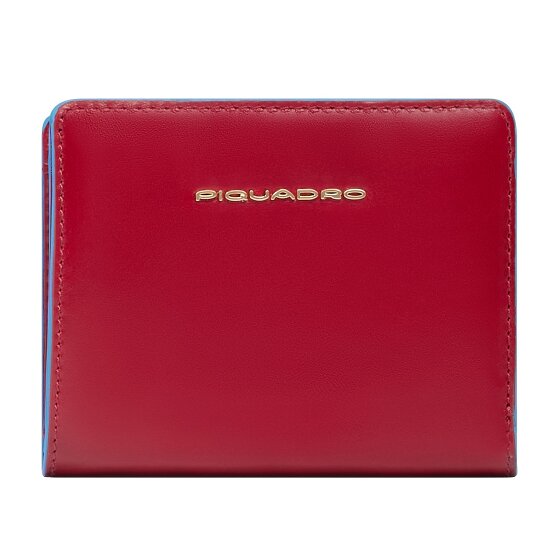 Piquadro Blue Square Portfel Ochrona RFID Skórzany 11 cm