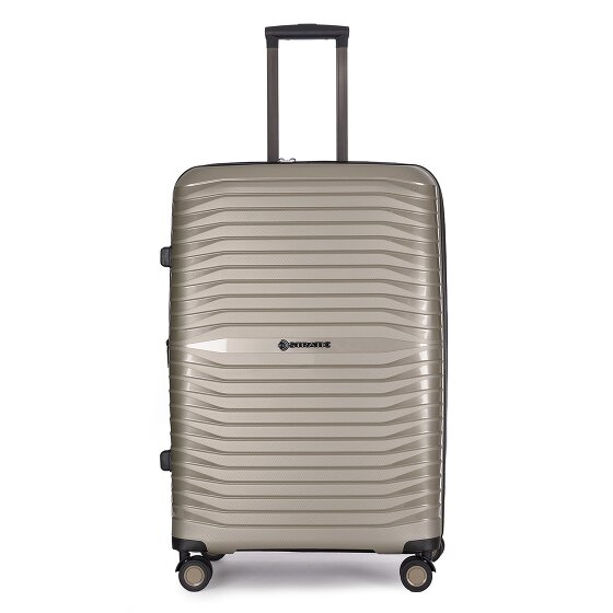 Stratic Bright+ 4 kółka Walizka L 76 cm z plisą rozprężną