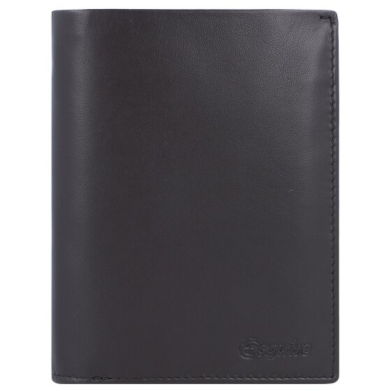 Esquire Nowy jedwabno-skórzany portfel 9 cm