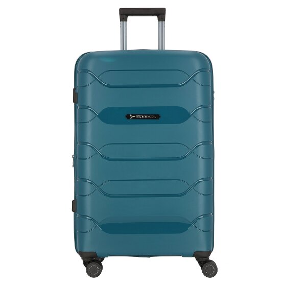 Polestream Strz by Asteroid 4 kółka Walizka L 74 cm z plisą rozprężną