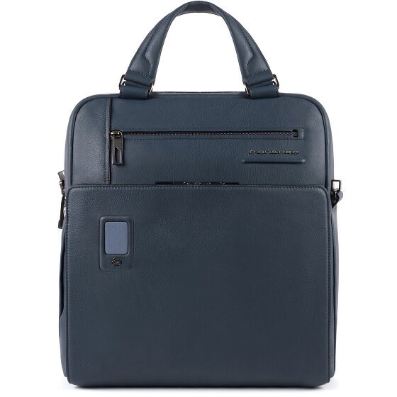 Piquadro Skórzana teczka Akron z przegrodą na laptopa 33 cm