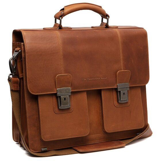 The Chesterfield Brand Springfield Teczka Skórzany 40 cm Komora na laptopa