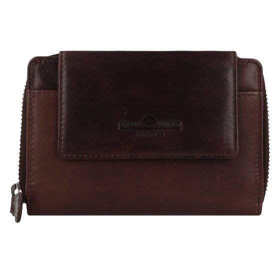 Greenburry Newport Portfel Ochrona RFID Skórzany 14 cm