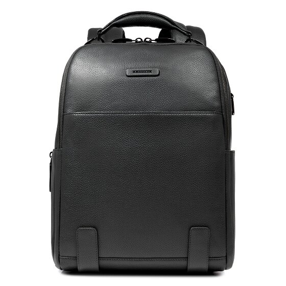 Piquadro Modus Special Plecak Skórzany 37 cm Komora na laptopa