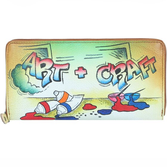 Greenland Nature Art+Craft Wallet RFID Leather 20 cm